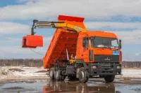 Самосвал МАЗ 6312 с КМУ Effer