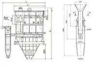 Батарейный циклон БЦ-512-2-(6x5)