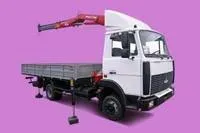 Кран-манипулятор Amco Veba 810 1S на шасси МАЗ-437043