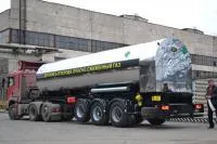 Полуприцеп - цистерна для перевозки углекислоты ЦЖУ-8