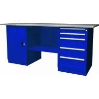 Верстак с двумя тумбами OMBRA OWB2-15, 1900х686х845 мм