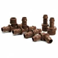 Teco #104554 - адаптер капельной линии 17 мм. ? ?" нар. резьба /пакет 25 шт./