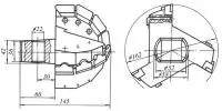 Коронка буровая КР 160-3